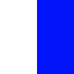 Blanco | Azul Francia